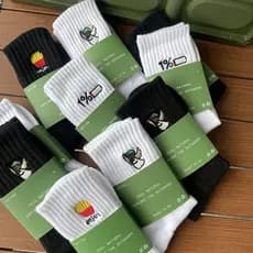 Meias para homens, mulheres e adolescentes, meias esportivas juvenis de cano alto da marca da moda Angle Angel, meias de