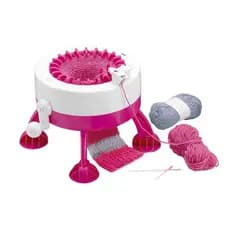 Máquina De Tricô Infantil Criativa Dm Toys Com Acessórios