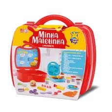 Maletinha Lanchonete Diver Massinha Infantil Criativa com Acessórios – Produto Original Diver Toys