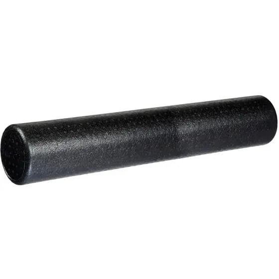 Rolo Massagem Liberação Miofascial EVA Preto Pilates Yoga 90cm JustGoFit Foam Roller