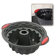 Forma de Silicone com Furo no meio Livre BPA forma para Pudim Bolo