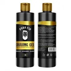 kit 2x Shaving Gel De Barbear Mentol Puro Fio 1kg Profissional - Barba Suave Sem Irritações - Envio Imediato
