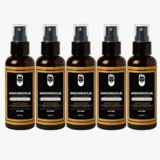 kit 5 Pro Barber MinoxDNACapilar Spray 120ml Crescimento Barba Cabelo Rápido Envio Imediato