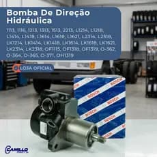 Bomba Direção Hidráulica Mercedes Benz 1113 1213 1313 1513 L1218 L1414 L1614 1960 a 1990 Bosch
