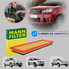 Filtro Ar Motor Ford Mann-filter C4151 Fiesta Ecosport Ka 2007 2008 2009 2010...