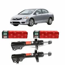 Par De Amortecedor Dianteiro Honda Civic 2007 Até 2011