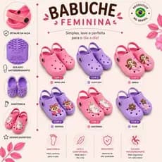 Sandalia Infantil Menina Babuche Confortavel Macia Leve Antiderrapante Enfeites Feminino Ótimo Custo Beneficio