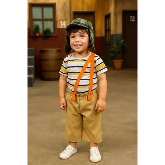 Fantasia Infantil Chaves menino FESTAS ANIVERSÁRIOS CARNAVAL