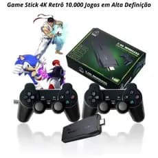 Game Stick 4K Retrô – 10.000 Jogos