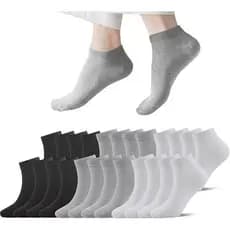 Meias Masculinas 24 Pares Meia Soquetes Meia Algodão 40-46