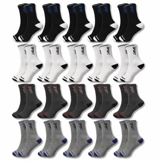 kit 12 pares de meia masculina cano longo vários modelos cano curto soquete feminina unissex