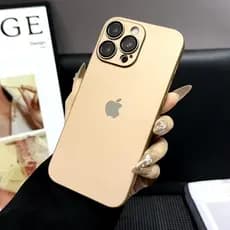 Capa Rígida Fosca Ultrafina Com Proteção De Lente-Compatível iPhone13/12/11/14/15/16 Pro Max-& *