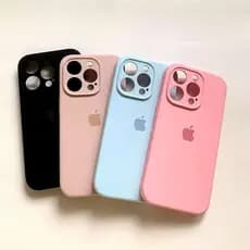 (Novo) Capa De Silicone Líquido Macio Luxe-Protetor De Câmera Anti-Riscos Para iPhone 11/12/13/15/16/1717 Pro Max13 11 &