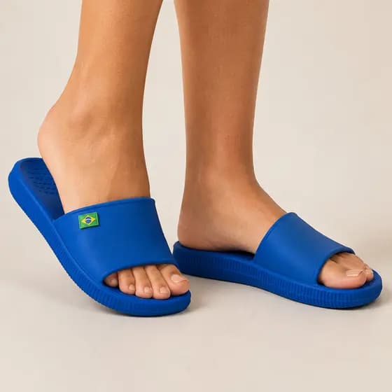 Chinelo Feminino Brasil Confortável Leve Antiderrapante