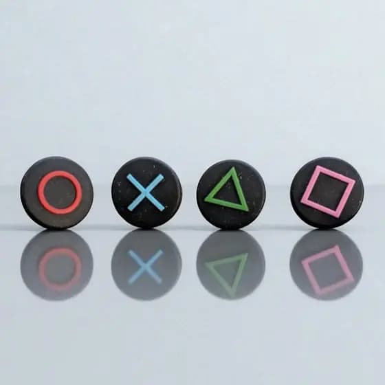 Pins Para Babuche - Kit 4 Bottons Game Presente Criativo Gamer e Geek