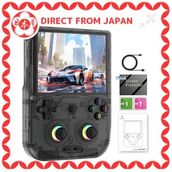 [Direct from Japan] Anbernic RG406V Unisoc T820 Whatsko Handheld Game Console Android 13 System 4-Inch Touch Screen WiFi