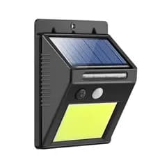 Luminária Solar Refletor Parede C/ Sensor Presença