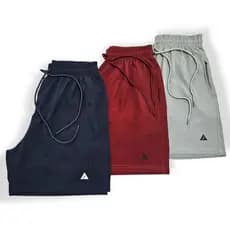 3 Bermuda Masculina elástic Secagem Rápida Academia Corrida Praia Treino Dryfit Premium