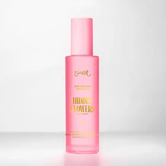 Body Splash Hidden Flowers Skelt 100ml - Bergamota da Itália, Pera, Pêssego, Noz-moscada