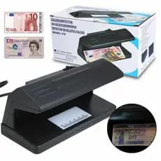 Maquina Identificador Detector De Dinheiro Documento Notas Cédulas Falsas Luz Negra Uv LZ308