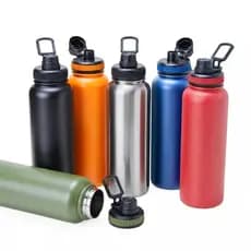 Garrafa Térmica 1200ml Isolada A Vácuo Água Gelada Esporte