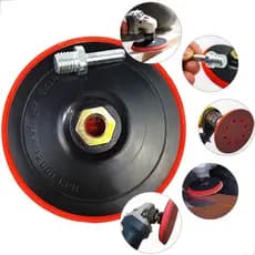 Suporte De Boina Furadeira Lixadeira + 30 Discos Lixa 125mm