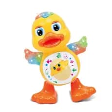 Brinquedo Pato Patinho Dançante Musical Dança, Anda, Mexe, com Luz E Som
