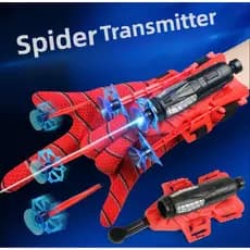Luva Lança Teia HOMEM ARANHA (COM CORDINHA) Brinquedo Infantil
