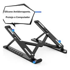 Suporte Portátil de Mesa para Notebook ou Tablet Com Base Dobrável E Ajustável Base antiderrapante
