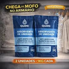 Kit 2kg Cloreto de calcio 100% puro anti mofo desumidificador guarda roupas e armários em bolinhas