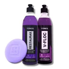 Kit Vonixx  Restaurax 500ml + Shampoo V-floc 500ml + aplicador de espuma