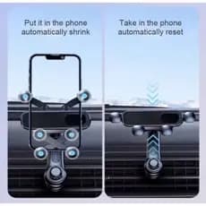 Suporte Veicular Celular Universal - Fixação Segura, Rotação 360º e Flexível UNIVERSAL SP-27 - Aqua