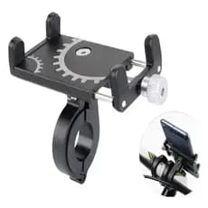Suporte de Celular GPS Universal para Bike, Moto e Bicicleta - Alumínio Resistente e Ajustável- Aqua