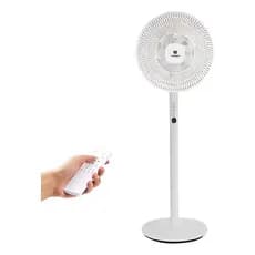 Ventilador De Coluna Com Controle Remoto 45w Silencioso 32.5 Cm 50 Hz/60 Hz Branco Branco Plástico