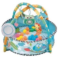 Tapete Ginásio  Com Piscina De Bolinhas E Brinquedos Kitstar / Musical com teclado