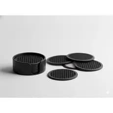 Kit 8 Descanso de Copos Porta Copo Jogo Américano Mesa 3D Design Premium Artesanal Moderno