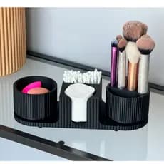 Organizador Maquiagem Giratório 360° Porta Batom Pincéis Esmalte Banheiro 3D Premium