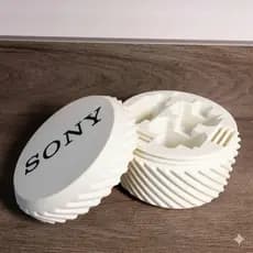 Estojo Case Bateria Cartão Memória Câmera Sony Protetor Acessório Fotografia 3D Premium