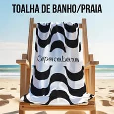 Toalha Premium Aveludada – Praia, Piscina e Banho, Várias Estampas