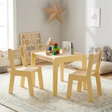 Mesa Infantil e/ou Cadeiras em MDF e Pinus | Prático e Resistente