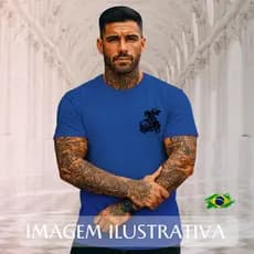Camiseta Masculina São Jorge,100 % Algodão, Promoção, Premium / Casual / Estilo de rua Trabalho