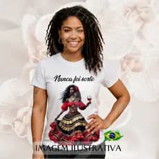 Camiseta Feminina, Pomba Gira, estamapa DTF de alta qualidade 100 % algodão, confortavel em promoção