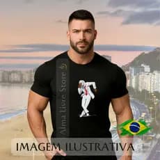 Camiseta Masculina Malandragem Estilo Casual Lançamento 100% algodão Primavera Verão