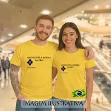 kit Camiseta : Casal Pix confirmado, 100 % algodão, confortavel em promoção, estampa DTF