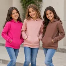 Jaqueta Juvenil Menina Matelassê com Capuz do 12 ao 16 – Envio de Cores Sortidas