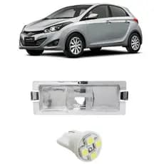 Lanterna da Placa Hyundai HB20 hatch 2012 a 2015 + Lampada em LED