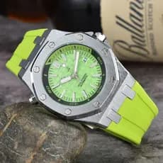 Relógio masculino Casual de negócios com pulseira de Silicone de 3 agulhas moda novo estilo