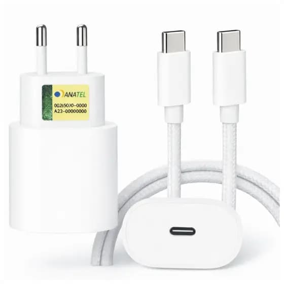 Carregador Turbo Rápido 30W Tipo C Para Samsung Xiaomi Motorola iPhone 15 16 17 Pro Max