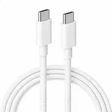 Cabo Carregador Turbo Tipo C Duplo 60w Para Samsung Galaxy Motorola Xiaomi iPhone 15 16 17 Pro Max