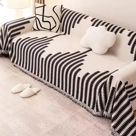 Novo estilo capa de sofá Anti-gato Scratch sofá toalha outono inverno quatro estações capa completa sofá cobertor almofa
